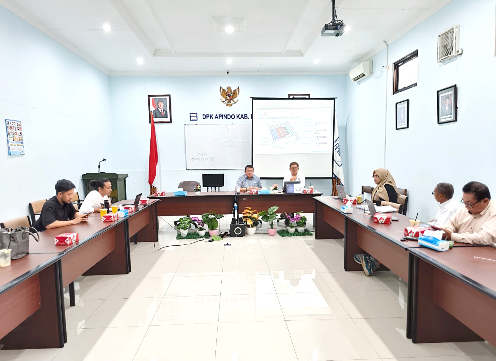 Rapat Koordinasi dengan Tim Pelaksana acara APINDO Expo dan Job Fair